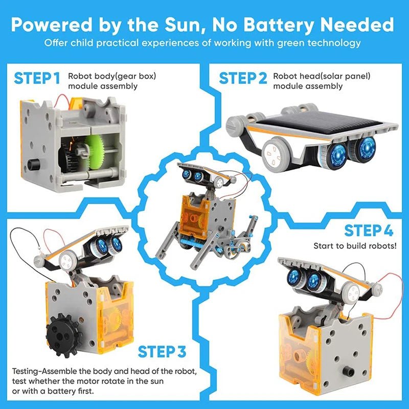12 in 1 Science Solar Robot Toy - SunTweet