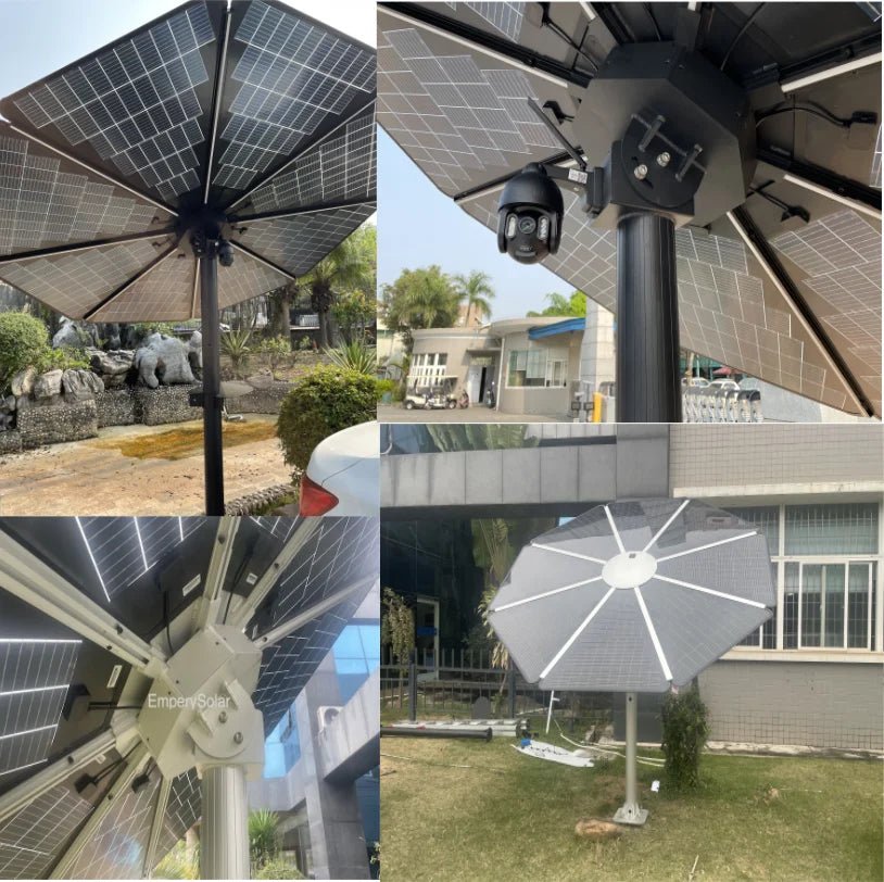 600W Sunflower Solar Panel System | Monocrystalline PV with MPPT Controller & Lithium Battery - SunTweet