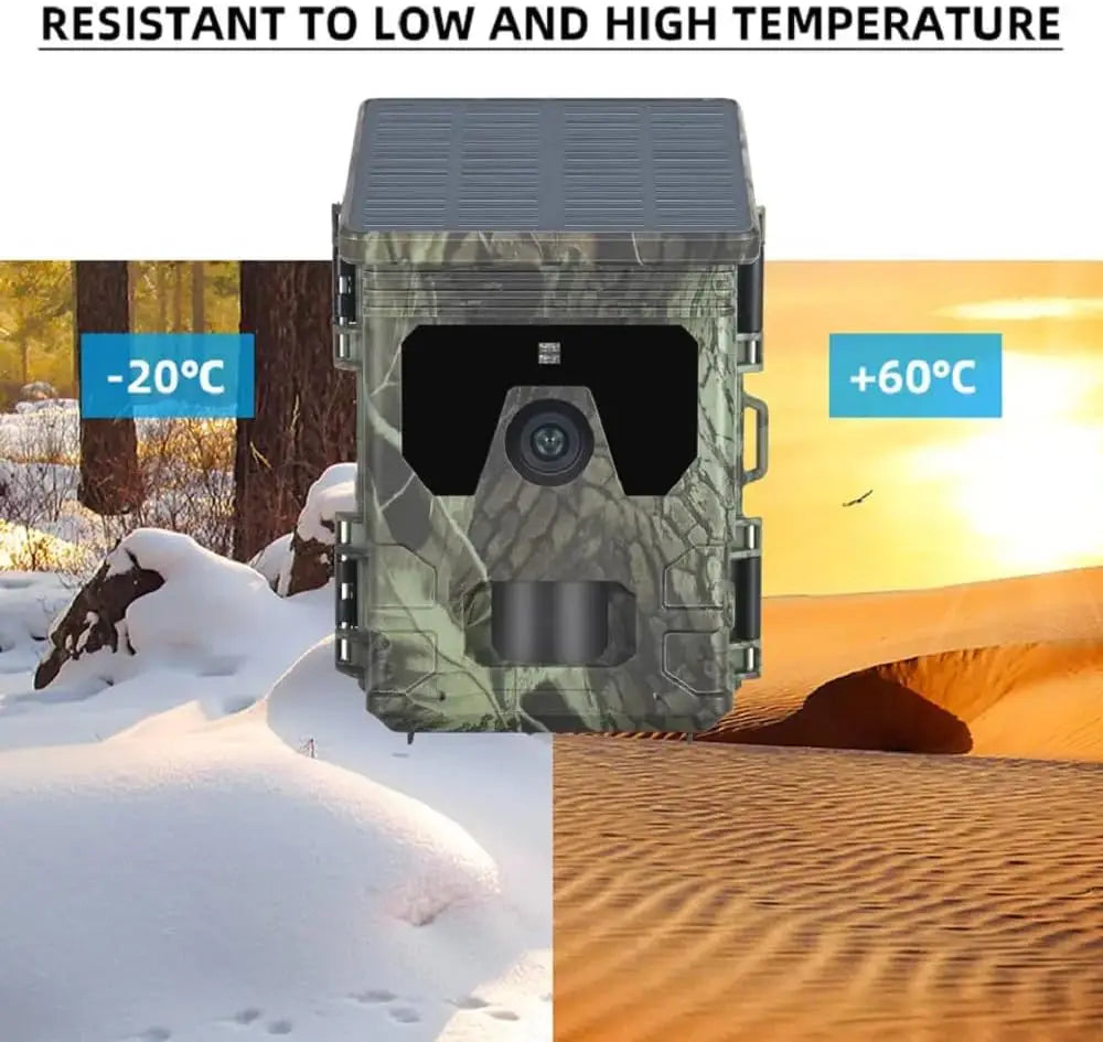Solar Trail Camera | Motion-Activated Wildlife & Night Vision