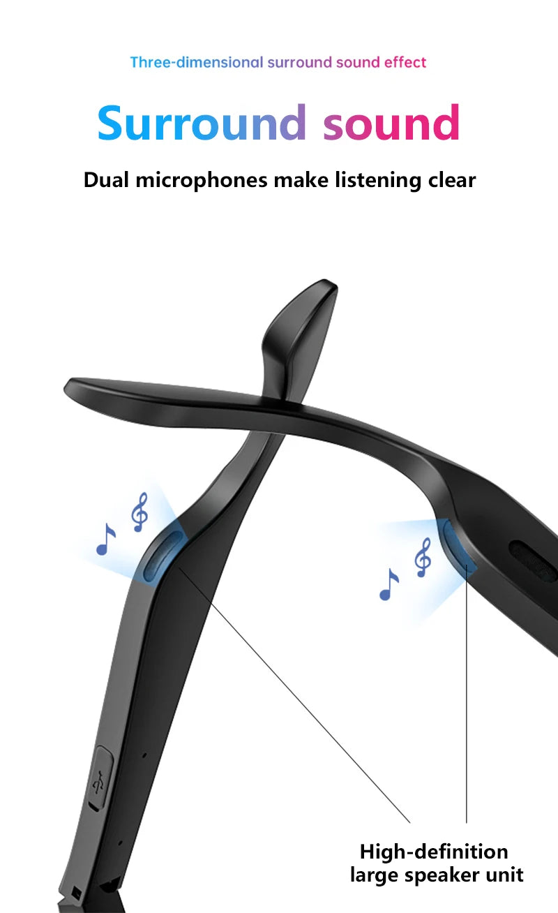 Bluetooth Smart Glasses | Audio & AI Translation Options