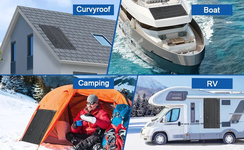 Foldable Solar Panel with 12V Controller - SunTweet