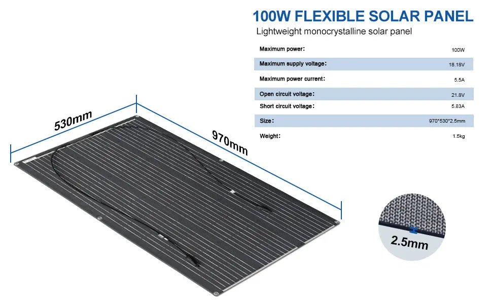 Foldable Solar Panel with 12V Controller - SunTweet