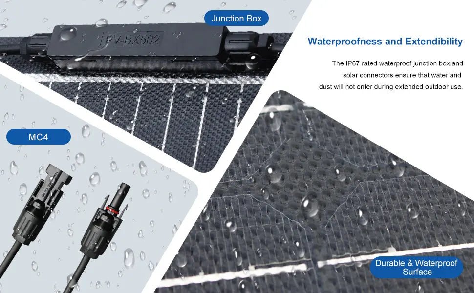 Foldable Solar Panel with 12V Controller - SunTweet