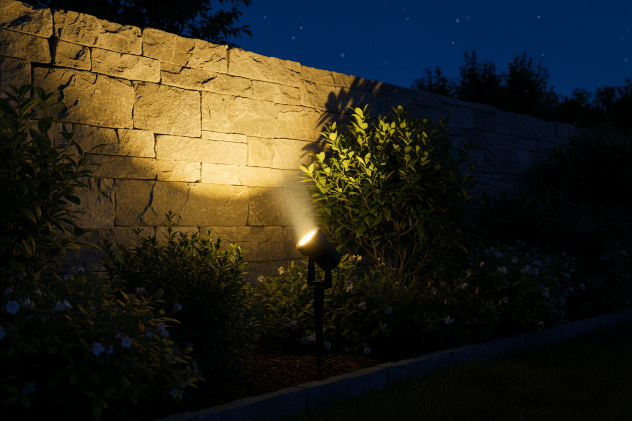 Outdoor Solar Spotlight Garden/Wall Light - SunTweet