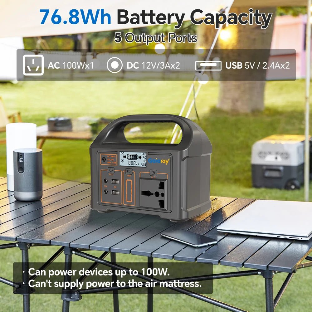 Portable Power Station Solar Generator for Camping - SunTweet