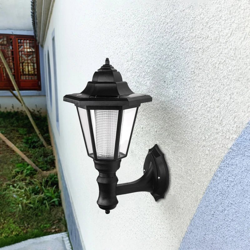 Retro Hexagonal Solar Wall Lamp - SunTweet