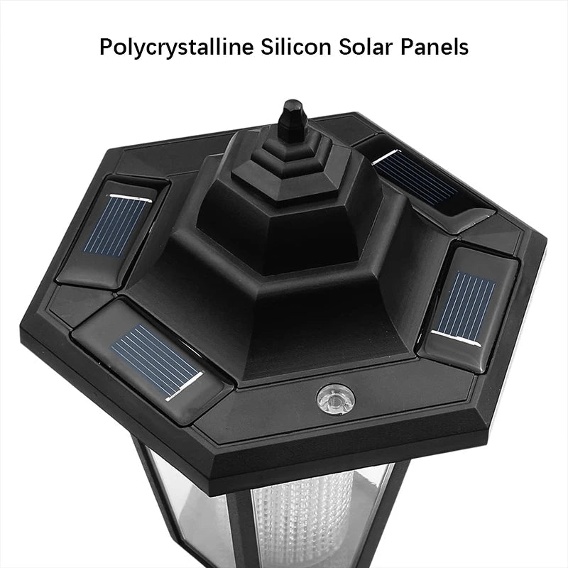Retro Hexagonal Solar Wall Lamp - SunTweet
