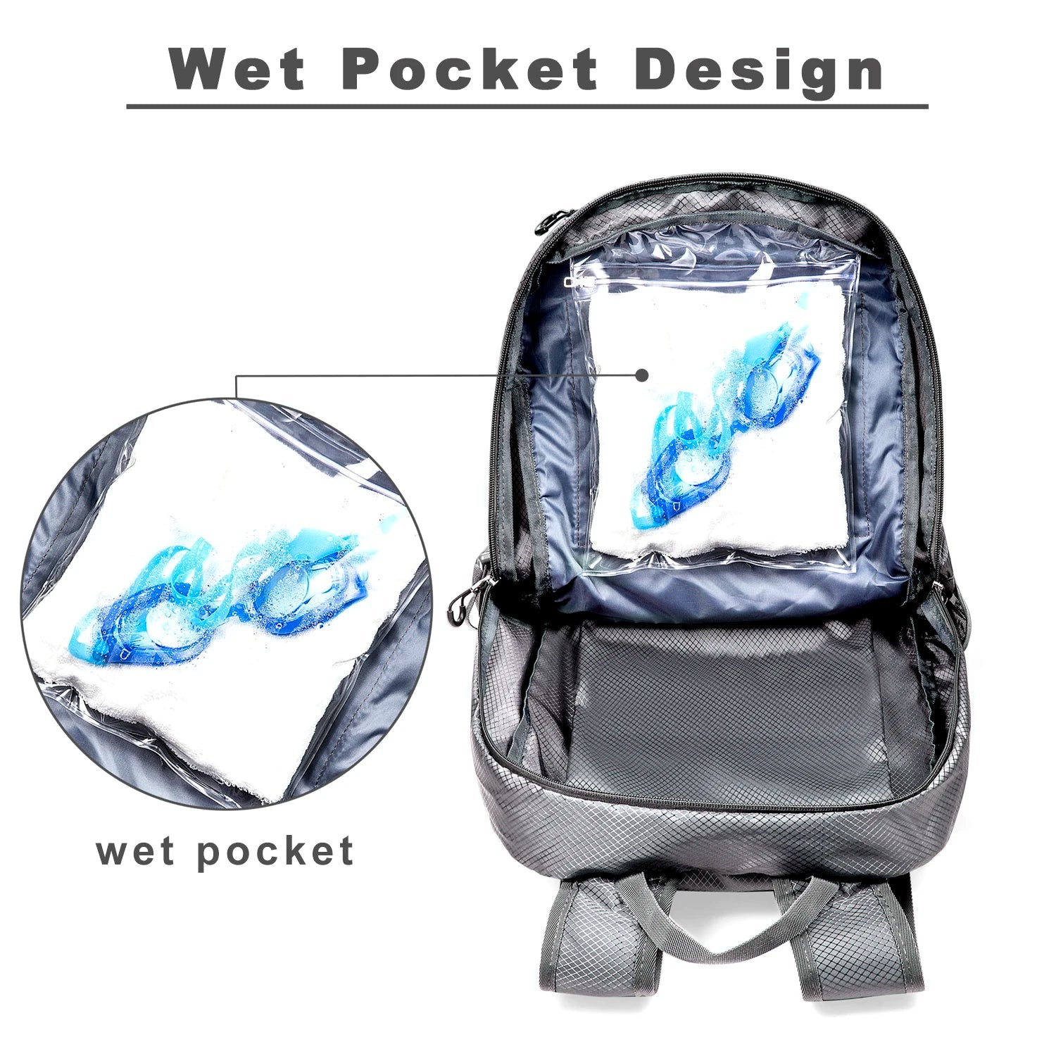 Solar Backpack Foldable Hiking Daypack - SunTweet