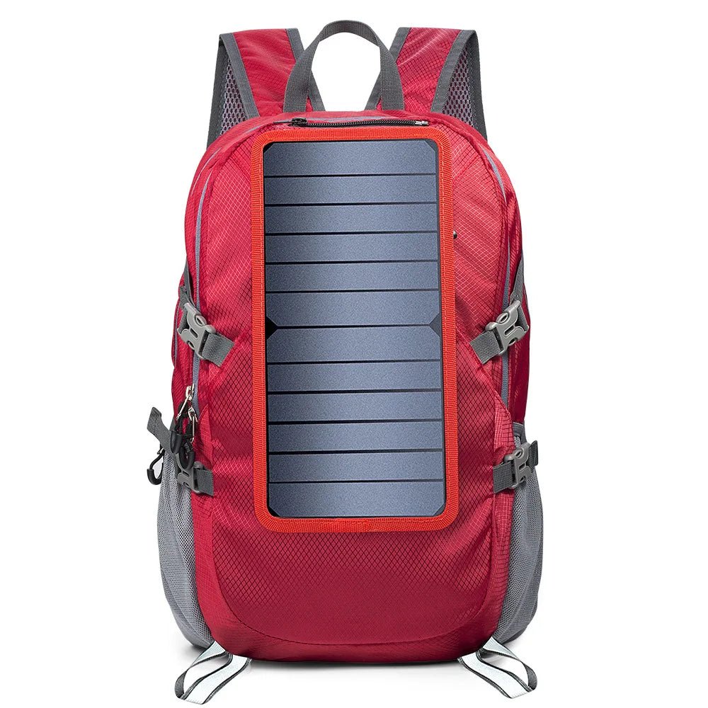 Solar Backpack Foldable Hiking Daypack - SunTweet