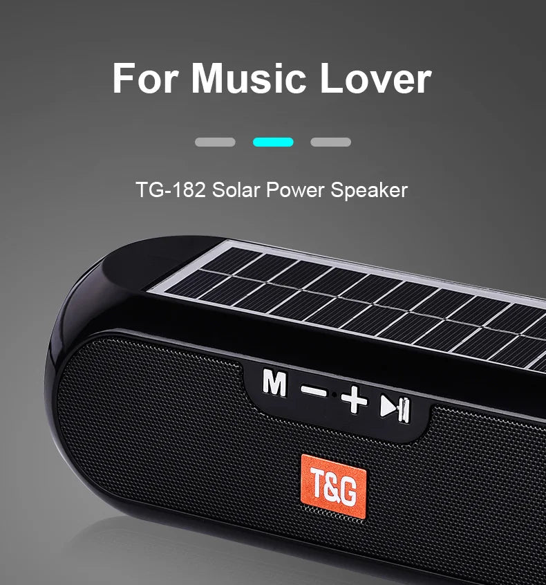 Solar FM Radio & Bluetooth Speaker | Portable Outdoor Wireless Speaker with MP3 - SunTweet