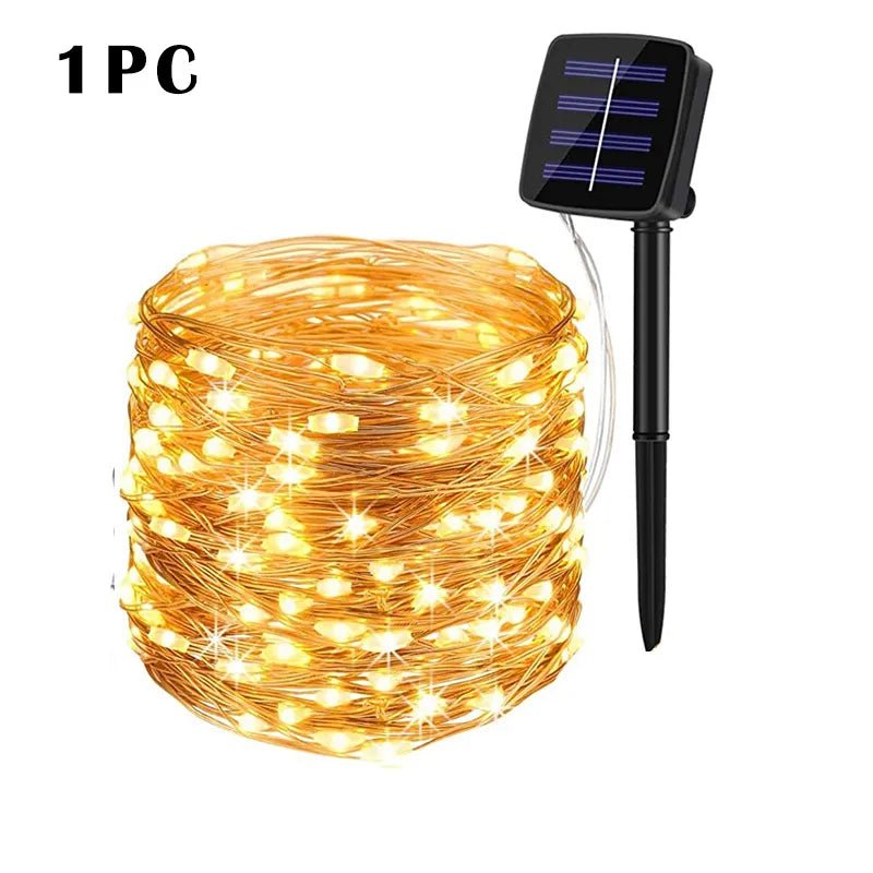 Solar LED Festoon Lights: Multiple Lengths & Packs - SunTweet