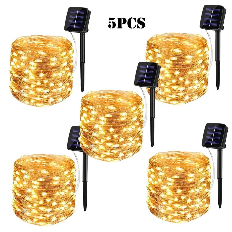 Solar LED Festoon Lights: Multiple Lengths & Packs - SunTweet