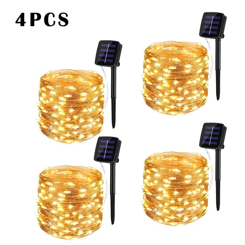 Solar LED Festoon Lights: Multiple Lengths & Packs - SunTweet