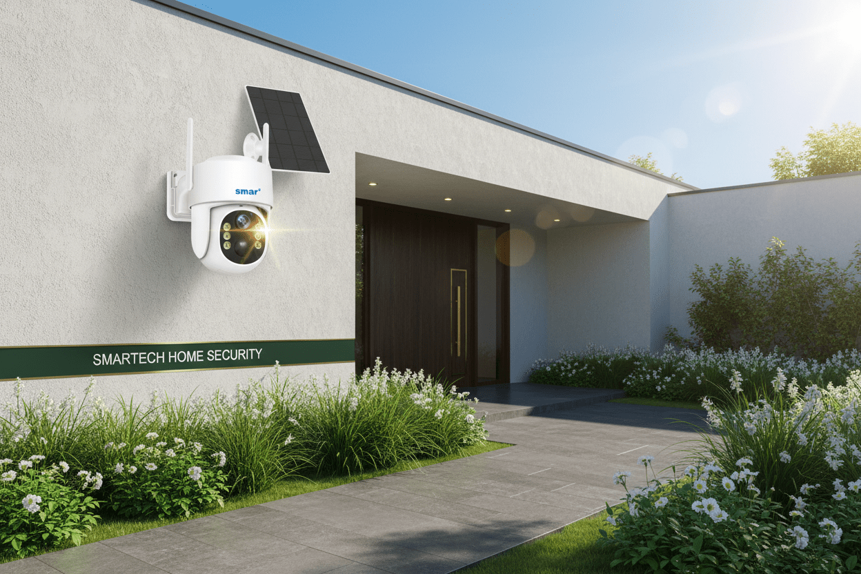 Solar Panel IP Camera Wi - Fi 4MP 4G Video - SunTweet