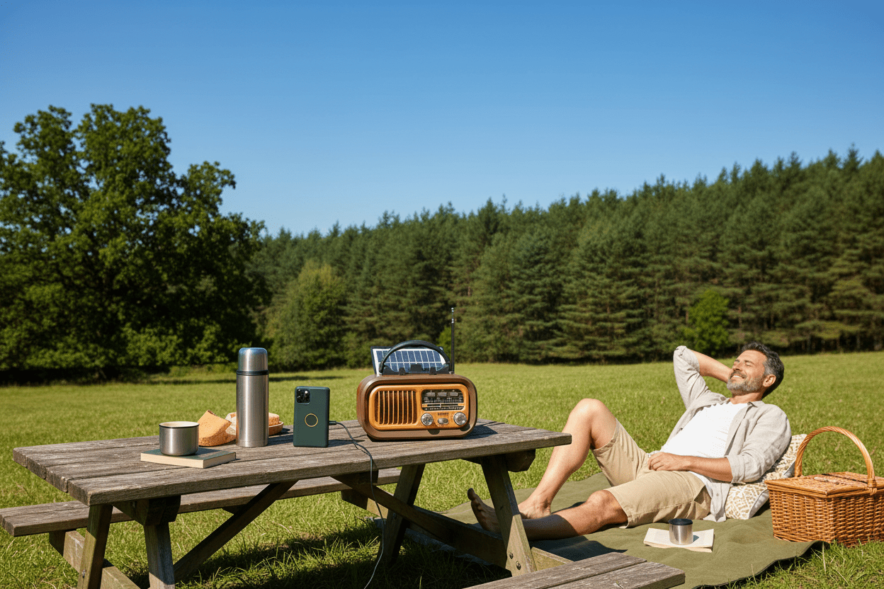 Solar Panel Radio - SunTweet