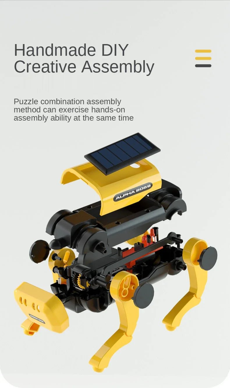 Solar Robot Dog | DIY Science Experiment Kit for Kids - SunTweet