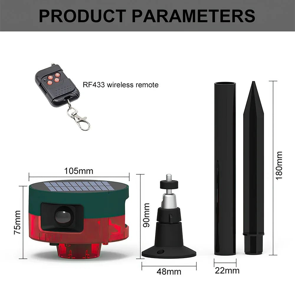 Solar Security Alarm/Sounds - SunTweet