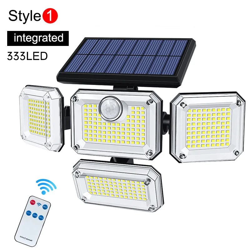 Super Bright 20W Solar Lamp: 122 LEDs, IP65 Waterproof - SunTweet