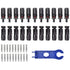 10-Pair MC4-Compatible Solar Panel Connectors, Male/Female - SunTweet