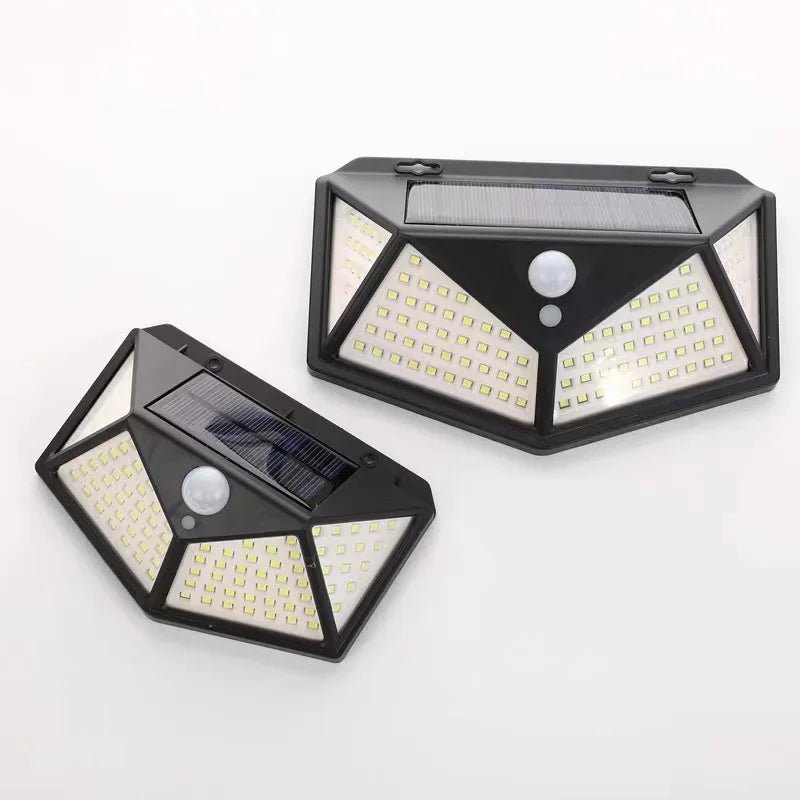 100 LED Motion Sensor Wall Lights Solar Lamp - SunTweet