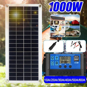 10–15W Monocrystalline Solar Panel 12V Dual Output