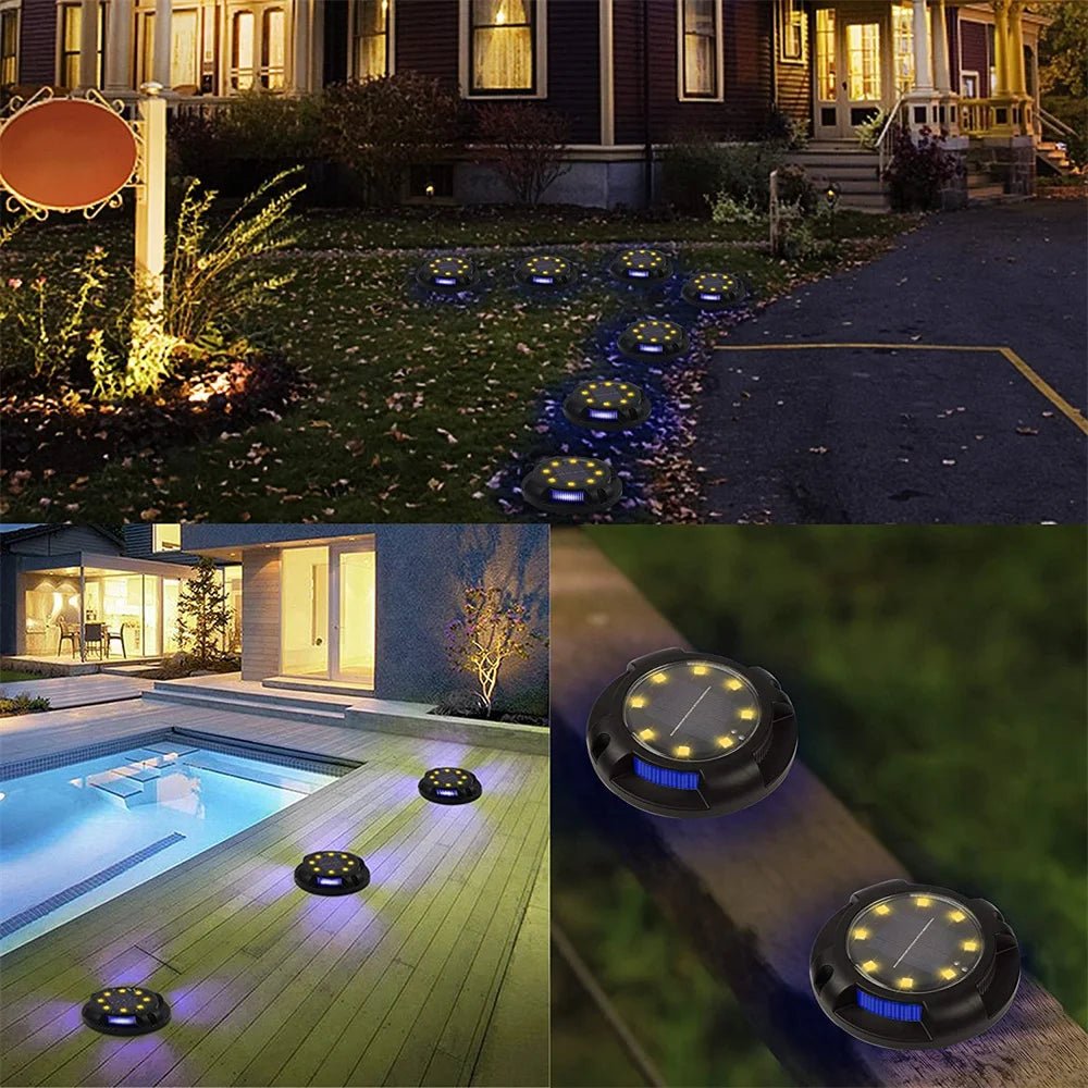 12 LED Solar Buried Lamp In - Ground Light - SunTweet