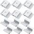 12/24/48-Piece Aluminum Solar Panel Mid Clamps, 35–50mm Frames - SunTweet