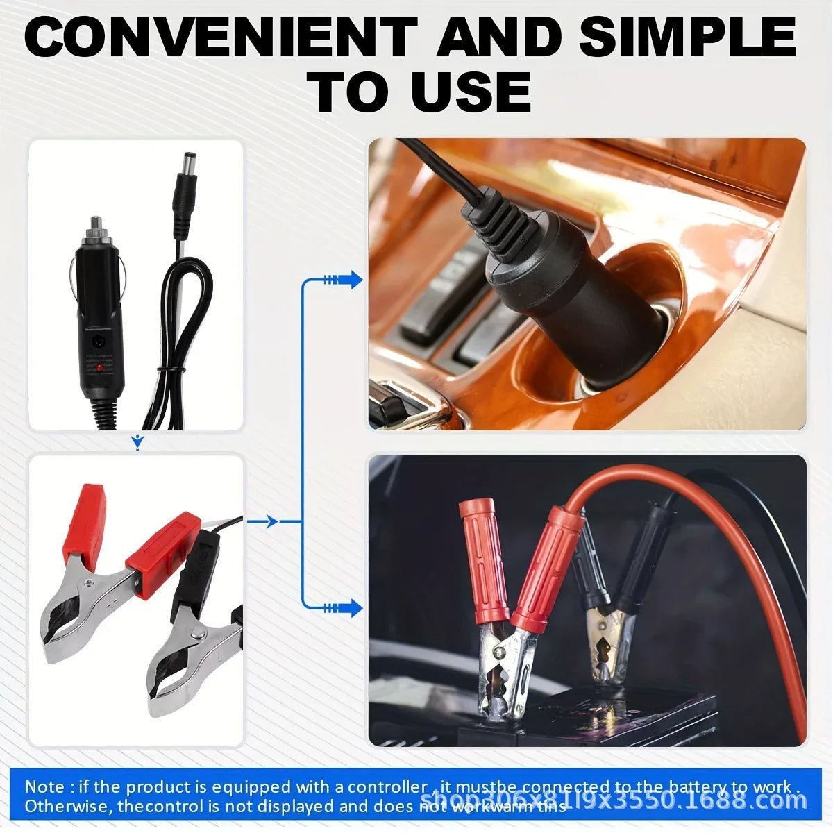 12V Solar Panel Trickle Charger Kit | IP65 Waterproof Car Battery Maintainer - SunTweet