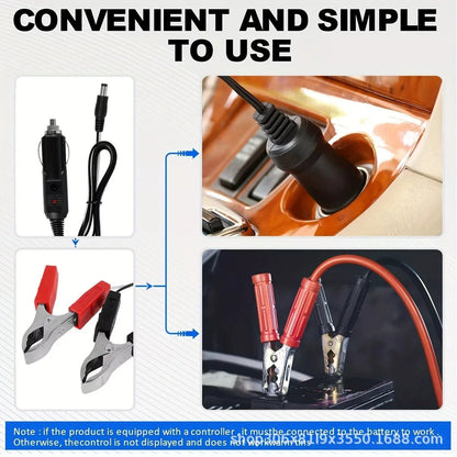 12V Solar Panel Trickle Charger Kit | IP65 Waterproof Car Battery Maintainer - SunTweet