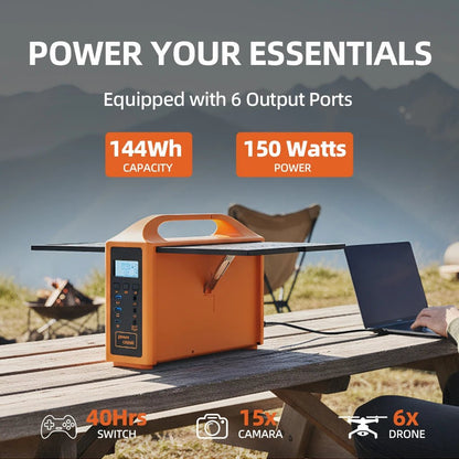 150W Portable Solar Power Station | Solar Generator for Camping &amp; Home - SunTweet
