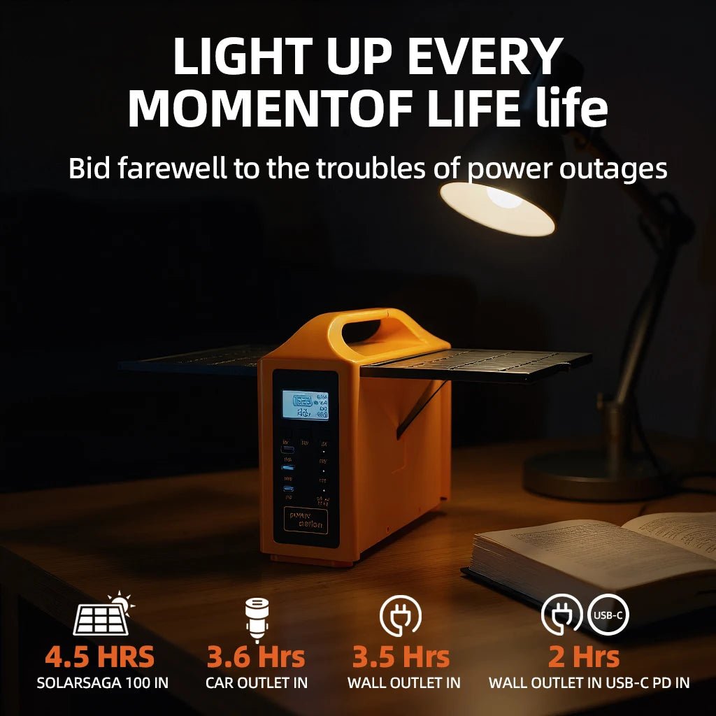 150W Portable Solar Power Station | Solar Generator for Camping &amp; Home - SunTweet