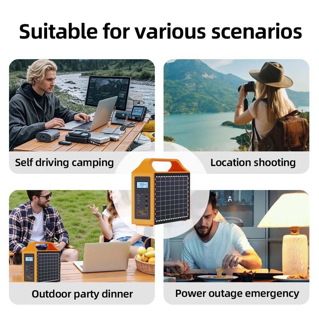 150W Portable Solar Power Station | Solar Generator for Camping &amp; Home - SunTweet