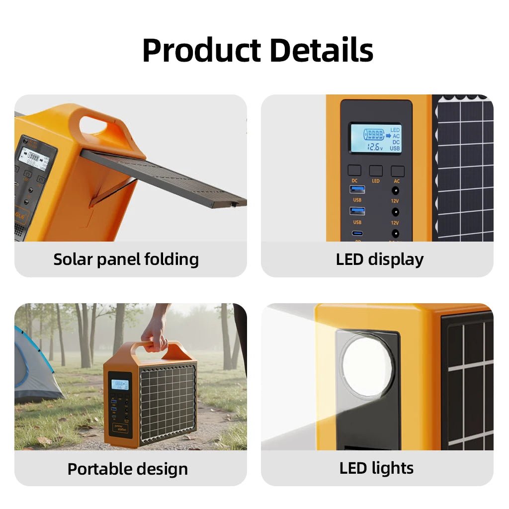 150W Portable Solar Power Station | Solar Generator for Camping &amp; Home - SunTweet
