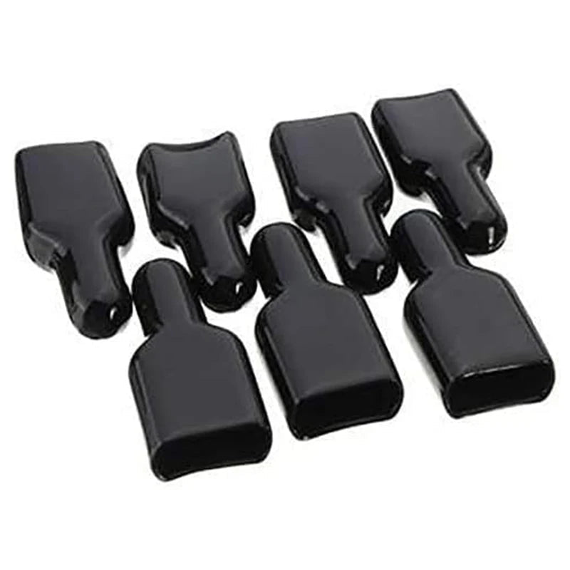 4-Piece 50A Plug Covers, Black, Dust-Resistant Cable Jackets - SunTweet