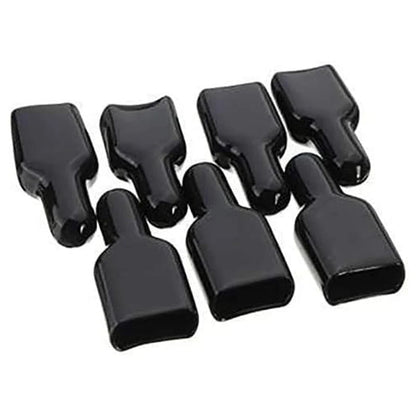 4-Piece 50A Plug Covers, Black, Dust-Resistant Cable Jackets - SunTweet