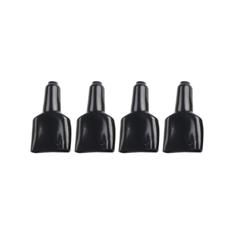 4-Piece 50A Plug Covers, Black, Dust-Resistant Cable Jackets - SunTweet