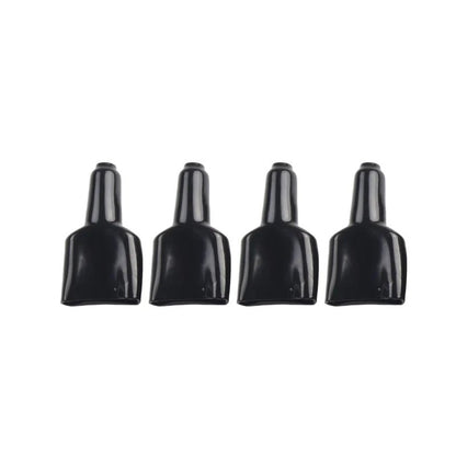 4-Piece 50A Plug Covers, Black, Dust-Resistant Cable Jackets - SunTweet