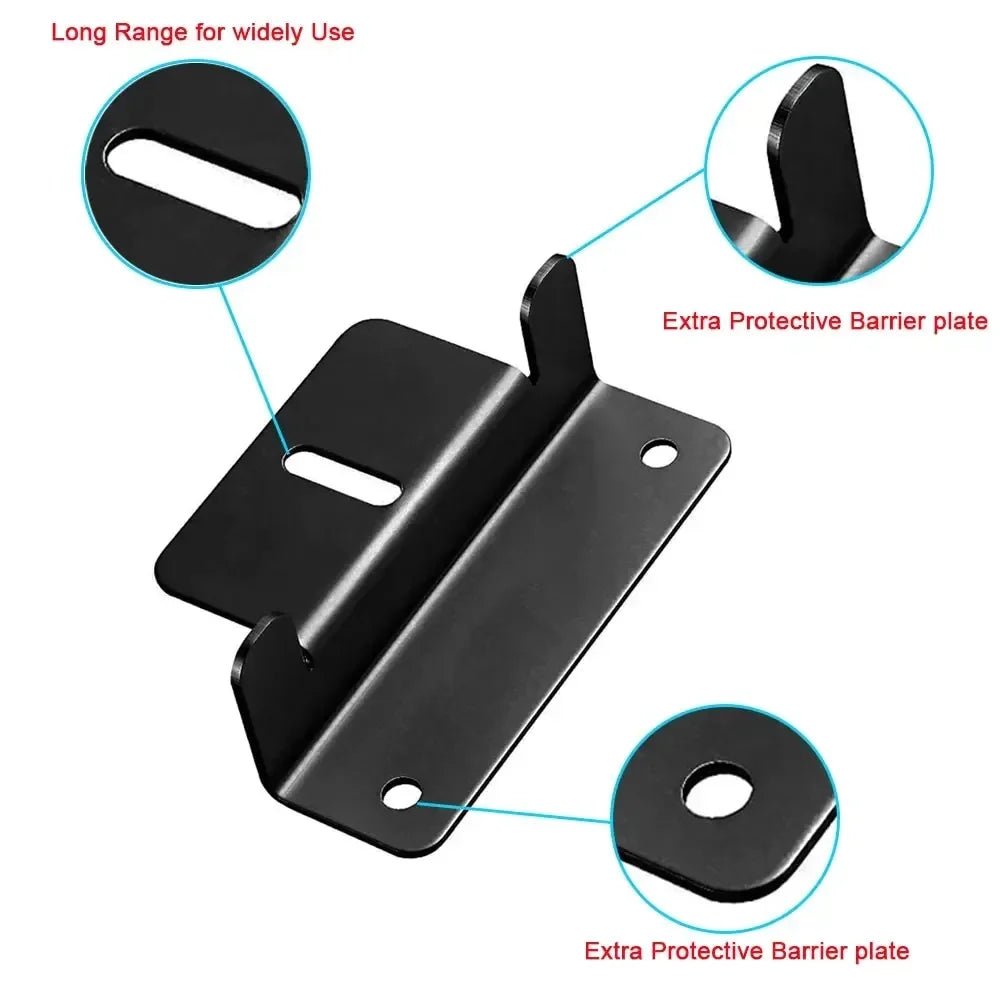 4/8-Piece Aluminum Z-Bracket Solar Panel Mounting Kits, Black/White - SunTweet