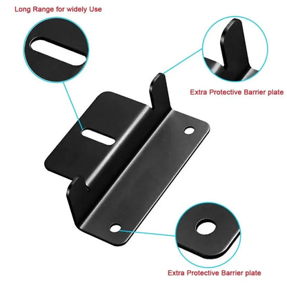 4/8-Piece Aluminum Z-Bracket Solar Panel Mounting Kits, Black/White - SunTweet