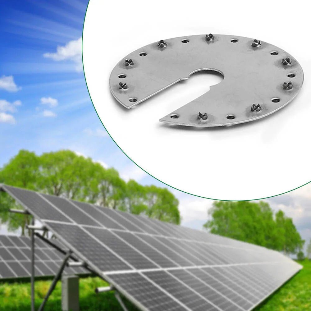 50-Piece Stainless Steel PV Grounding Plates, 44×44mm - SunTweet
