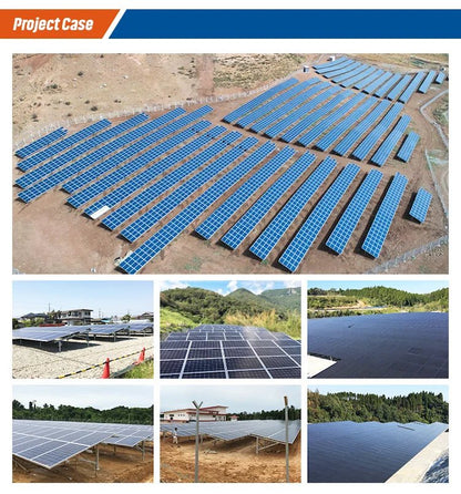 600W Sunflower Solar Panel System | Monocrystalline PV with MPPT Controller &amp; Lithium Battery - SunTweet