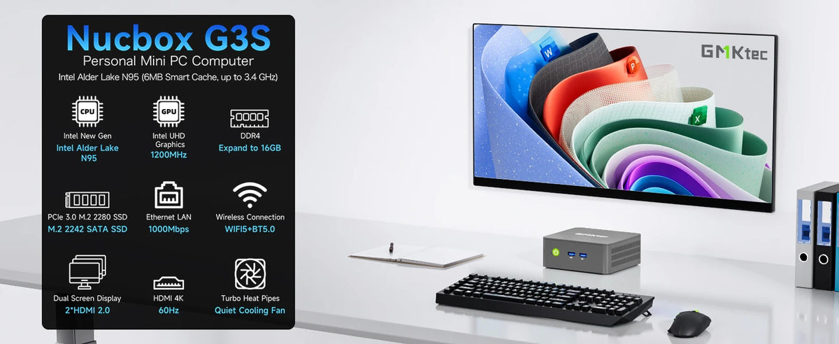 GMKtec NucBox G3S Mini PC | Intel N95, 8GB RAM