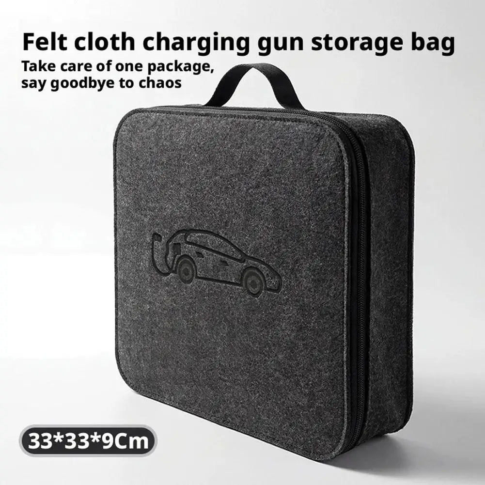 EV Charging Cable Storage Bag – Square &amp; Round