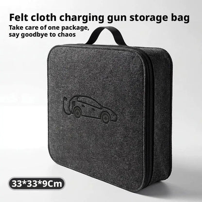 EV Charging Cable Storage Bag – Square &amp; Round