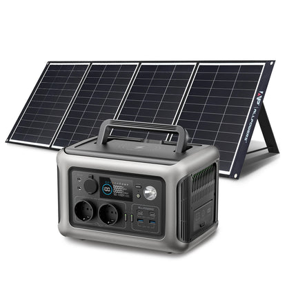 ALLPOWERS Solar Generator | 100W–200W Panel + 600W Power Station 299Wh