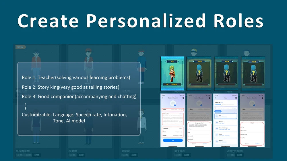 AI Voice Companion Robot with Wi-Fi &amp; Smart Life App