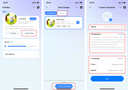 AI Voice Companion Robot with Wi-Fi &amp; Smart Life App