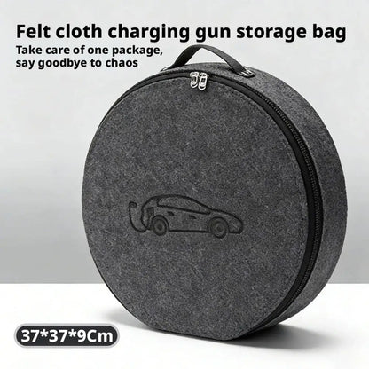 EV Charging Cable Storage Bag – Square &amp; Round