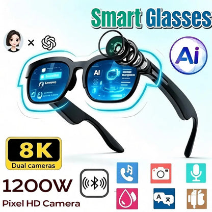 Bluetooth Smart Glasses | Audio &amp; AI Translation Options