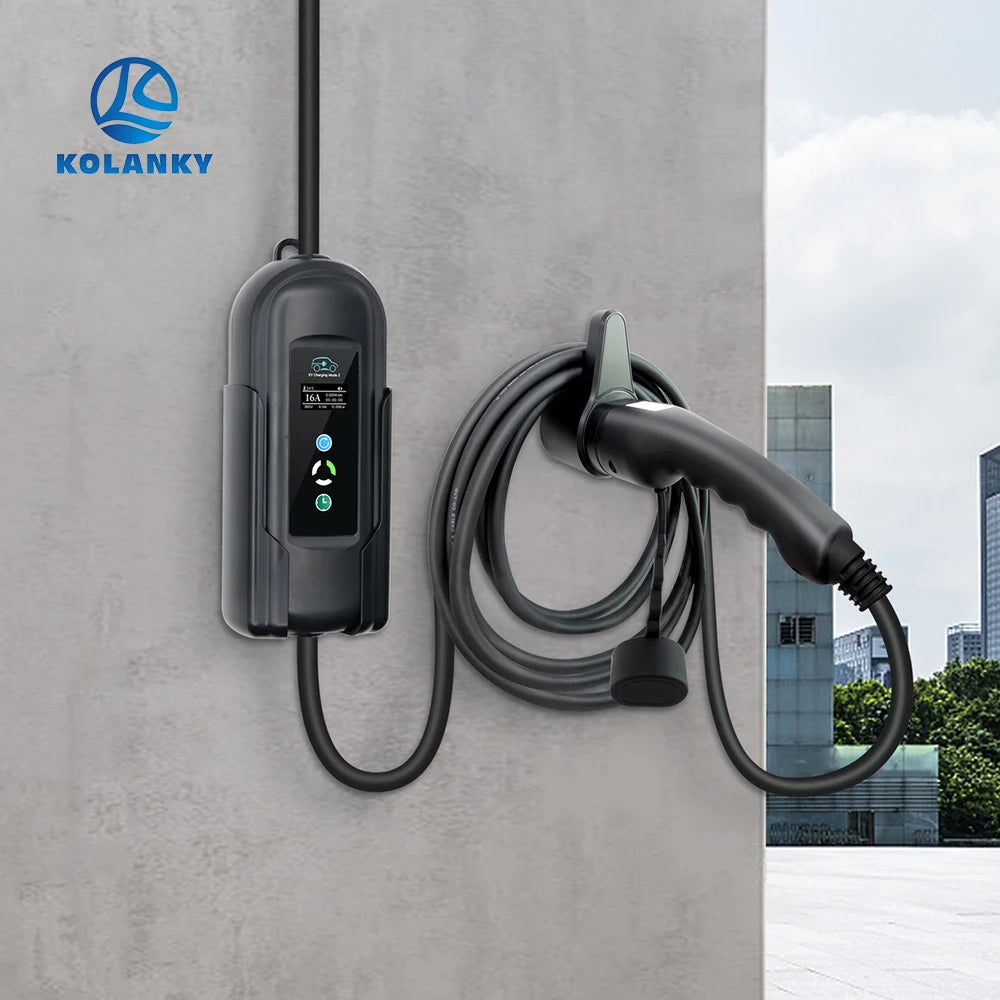 Type 2 EV Charging Plug Holder &amp; Cable Hook